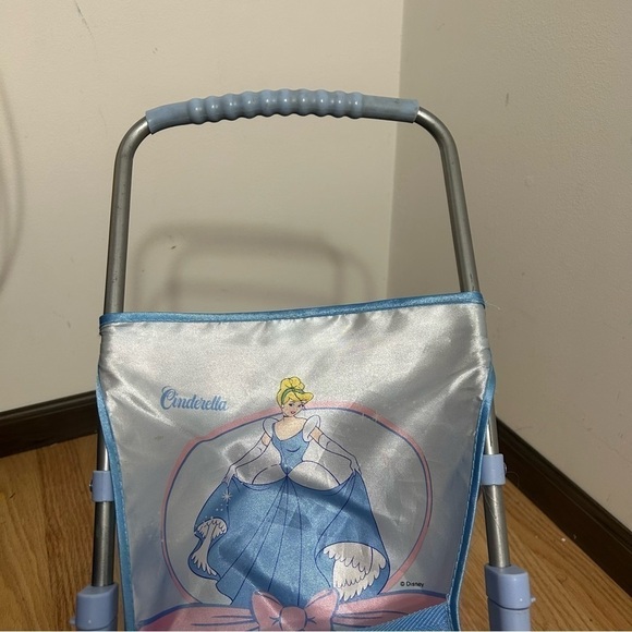 Cinderella Baby Stroller Toy Disney Blue Foldable Rare Hard to Find - Picture 3 of 10